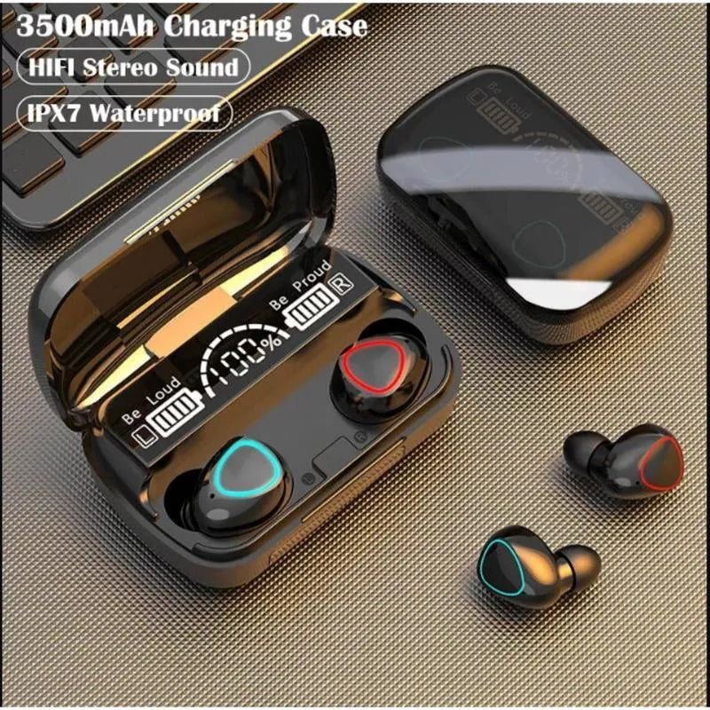 Ultimate M10 Wireless Bluetooth 5.1 IPX7 Waterproof Earbuds
