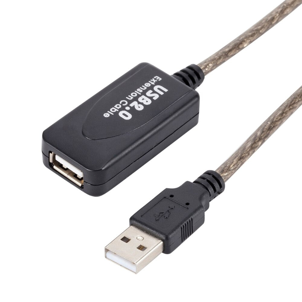 5M USB 2.0 Male To Female Built-In IC Dual Shielding USB Extension Cable