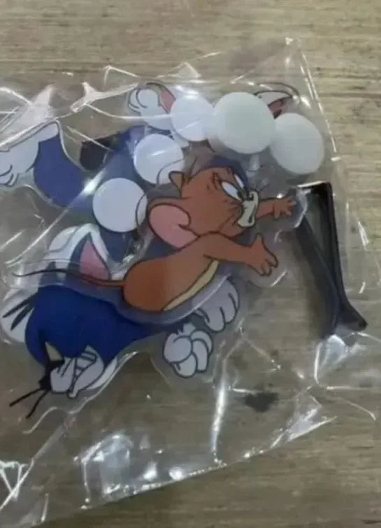 Tom and Jerry Chase car vent spinners Airfreshner - Arfa Mart
