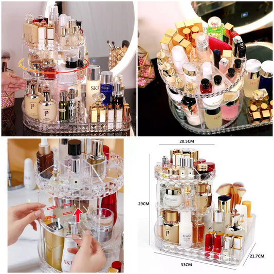 2 in 1 360° Cosmetic Organizer