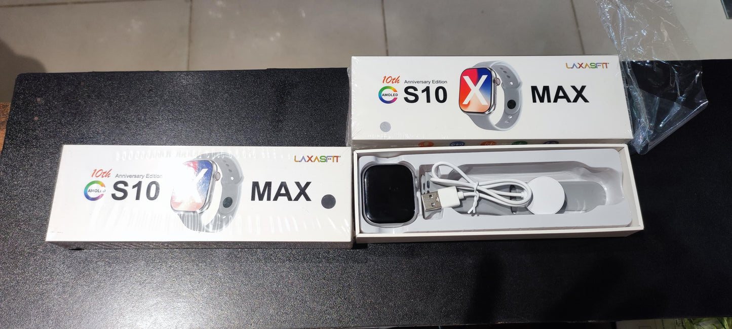S 10 Max Series 10 Bluetooth Calling Smart watch Fitness Tracker with HD Display Heart Rate Monitor Sports Mode Waterproof Long Battery Life - Arfa Mart