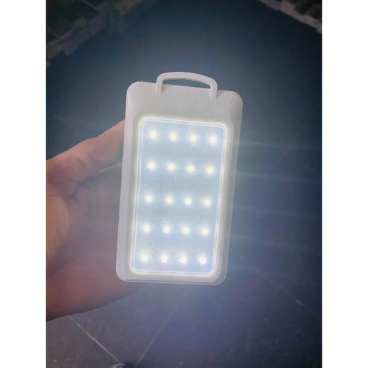 Batiaoma 20000mAh Solar Power Bank Portable Fast Charging With LED Light