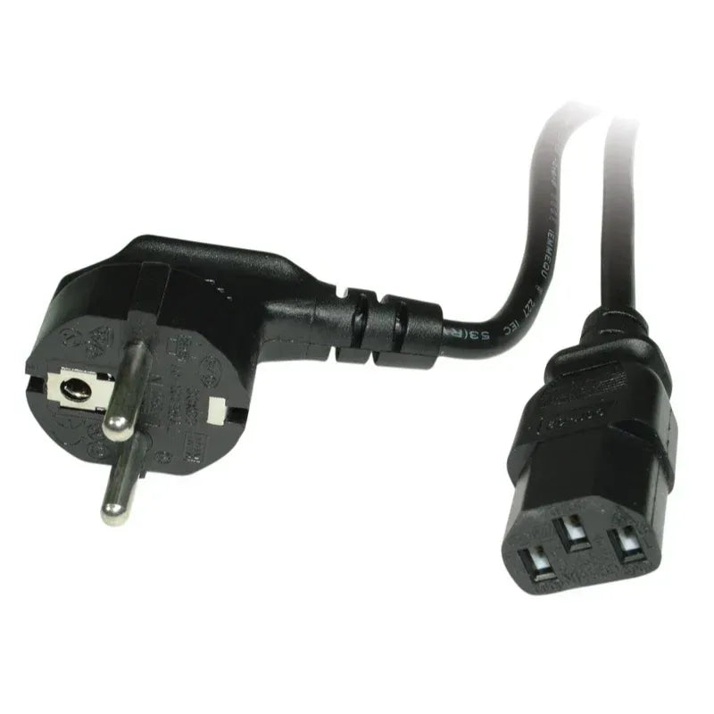 Pack Of 4 AC Copper Power Cable Power Extension Cord For PC Computer Monitor Printers - Arfa Mart