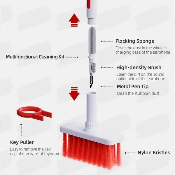 5 in 1 Earpods & keyboard cleaning brush - Arfa Mart