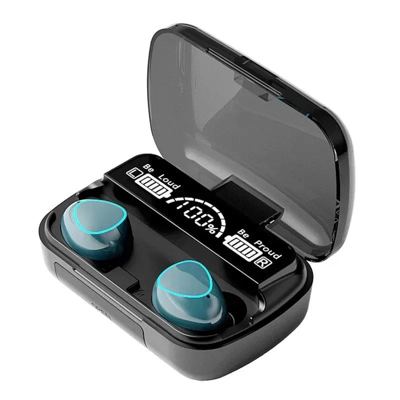 Ultimate M10 Wireless Bluetooth 5.1 IPX7 Waterproof Earbuds - Arfa Mart