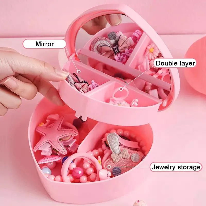 Mini Heart shaped Jewelry Box