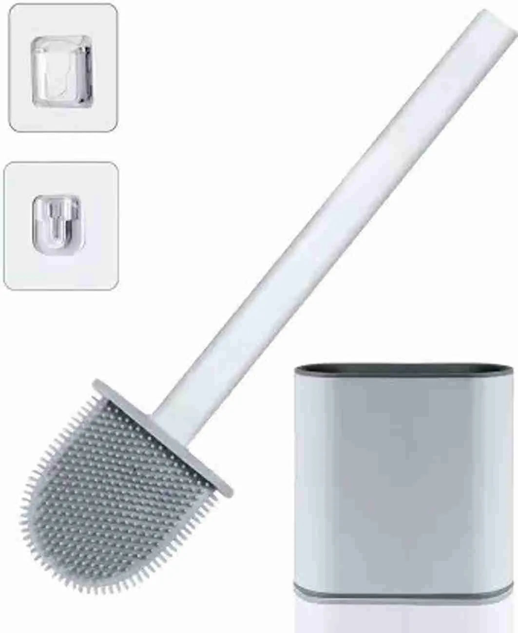 Silicone Toilet Brush with Holder