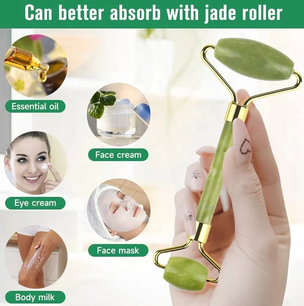2 in 1 Gua Sha Jade Stone