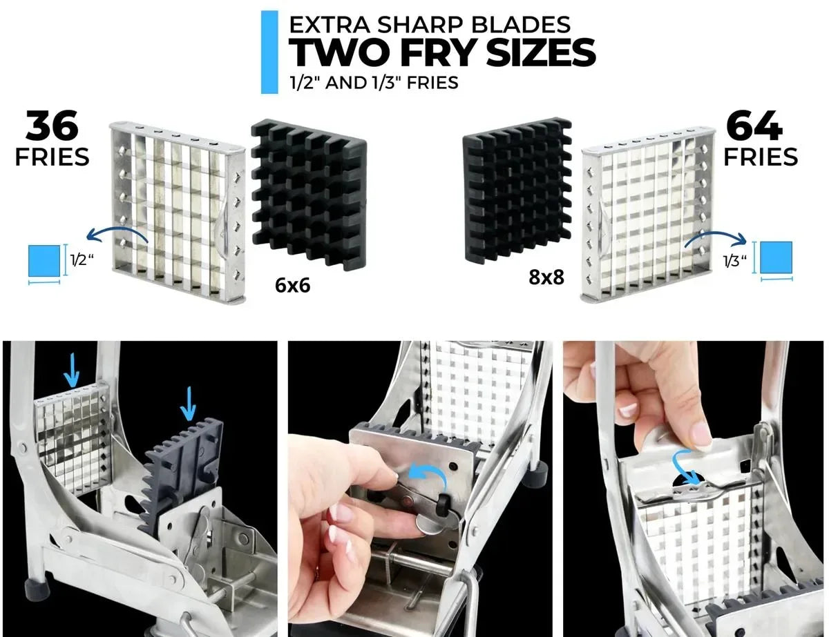 Potato Chipper Chips Cutter - Arfa Mart