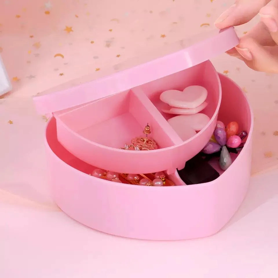 Mini Heart shaped Jewelry Box