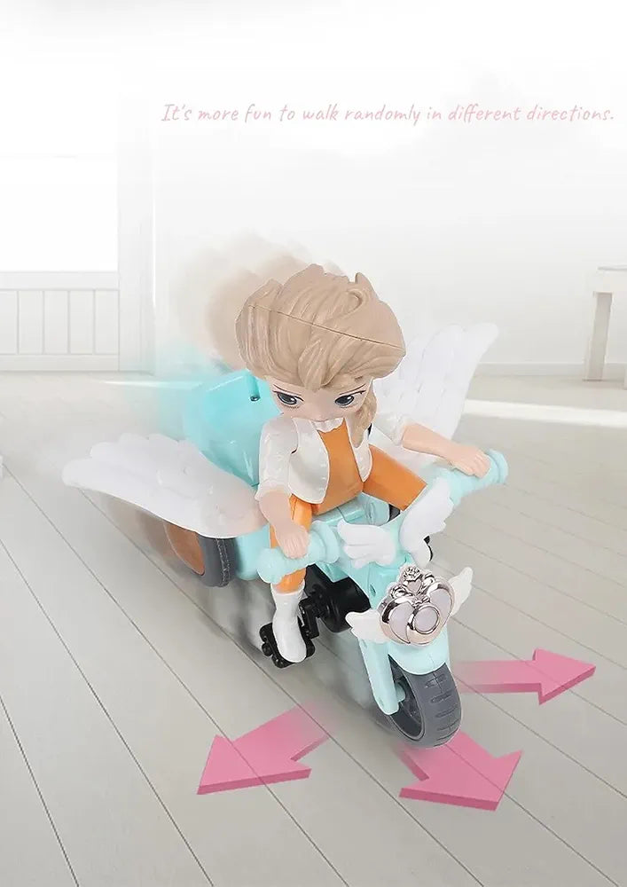 Battery Operated Tricycle Doll with light sounds