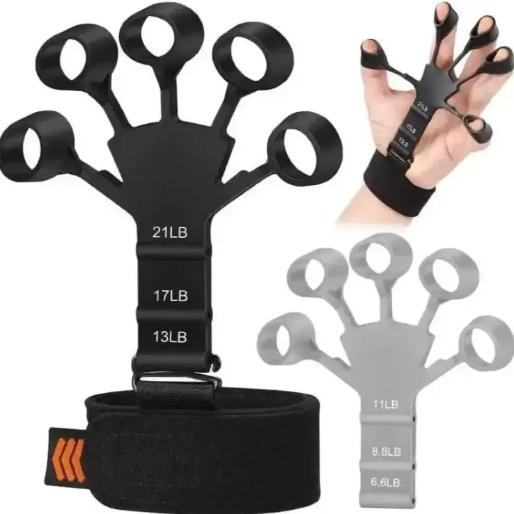 Finger Gripper Finger Exercise - Hand Gripper - Hand Strengtheners - Exercise Tool - 6 Resistance Levels - Arfa Mart