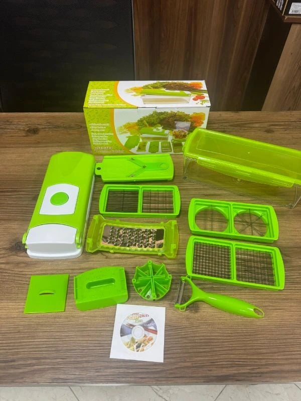 Nicer Dicer Plus Vegetable and Fruit Slicer with 5 Stainless Steel Blades