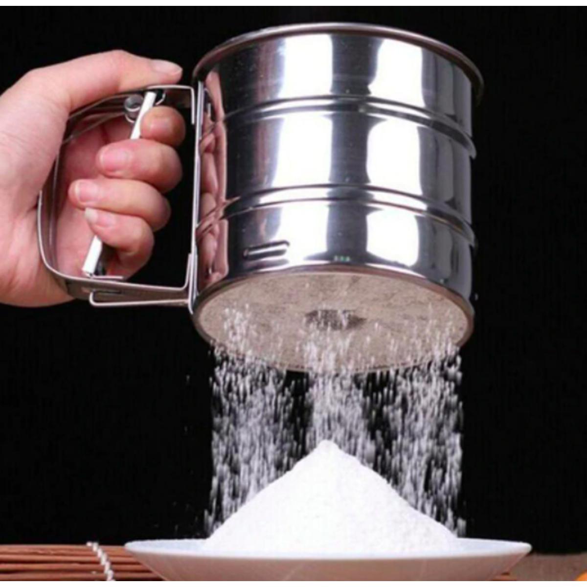 Stainless Steel Handheld Sieve Cup Flour Sifter