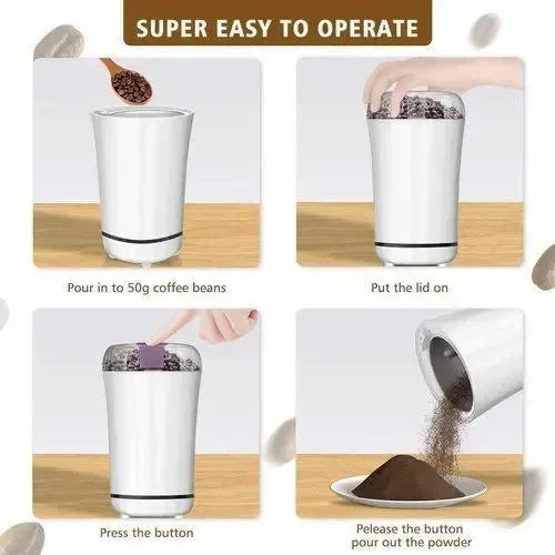 Mini Electric Coffee Grinder - Arfa Mart