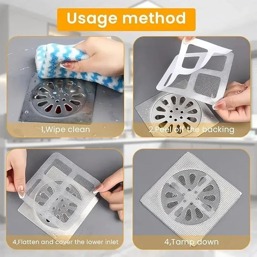 10 Pcs Drain Strainer Cover for Hair Stopper - Arfa Mart