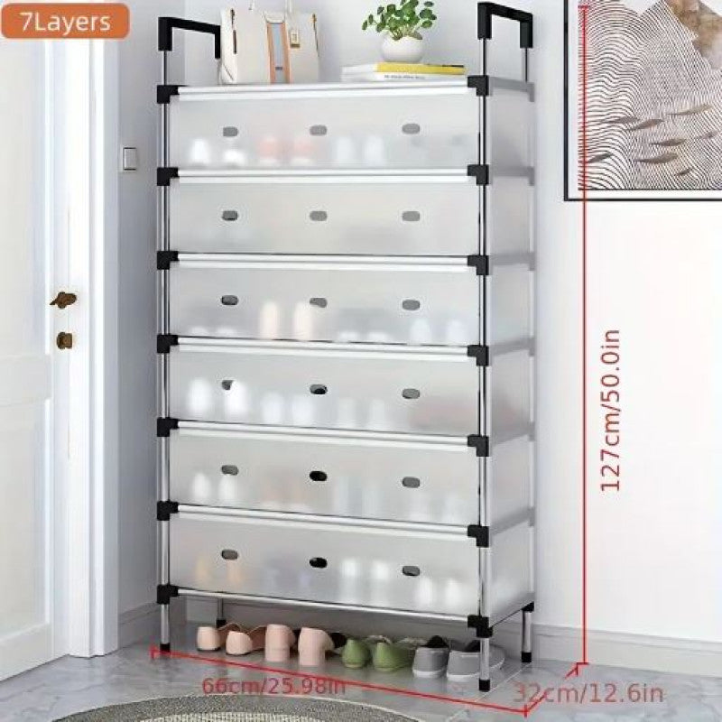 5 / 6 / 7 Layers Dust Proof Shoes Rack