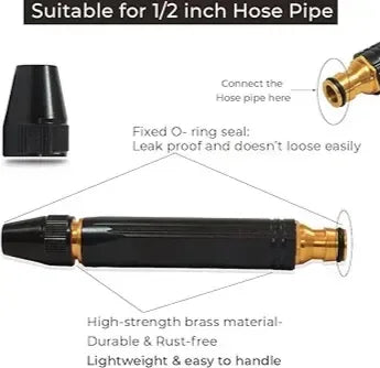 Pressure Power Gun Water Spray Garden Hose Nozzle Car Washer Tool - Arfa Mart