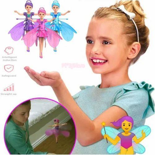 Kids Rechargeable Flying Ferry Doll with USB - Arfa Mart