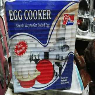 3 in 1 Electric Egg Boiler/Poacher/Cooker Vegetable Streamer-Red - Arfa Mart