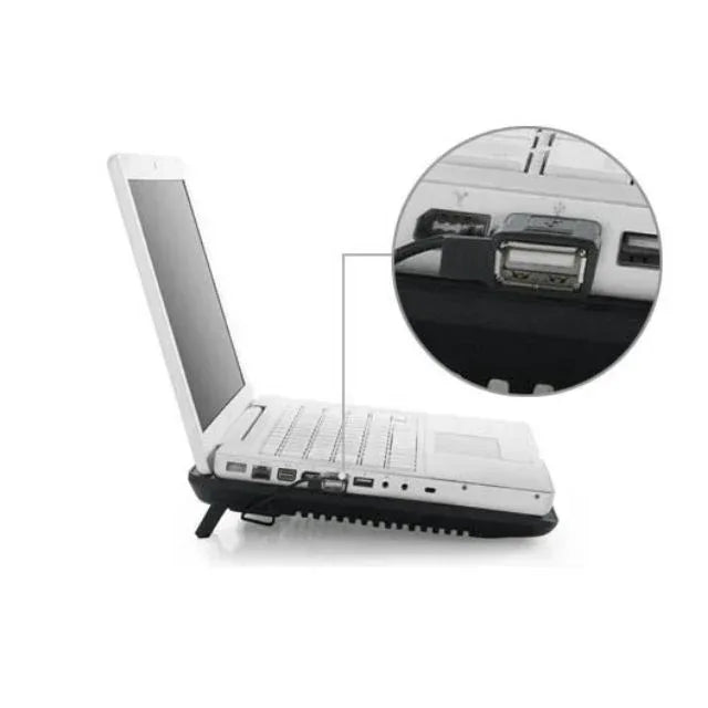 N191 Fans Laptop Radiator Notebook Computer Cooling Pad Base Cooler Mat - Arfa Mart