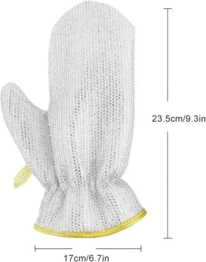Silver Dishwashing Gloves - Arfa Mart