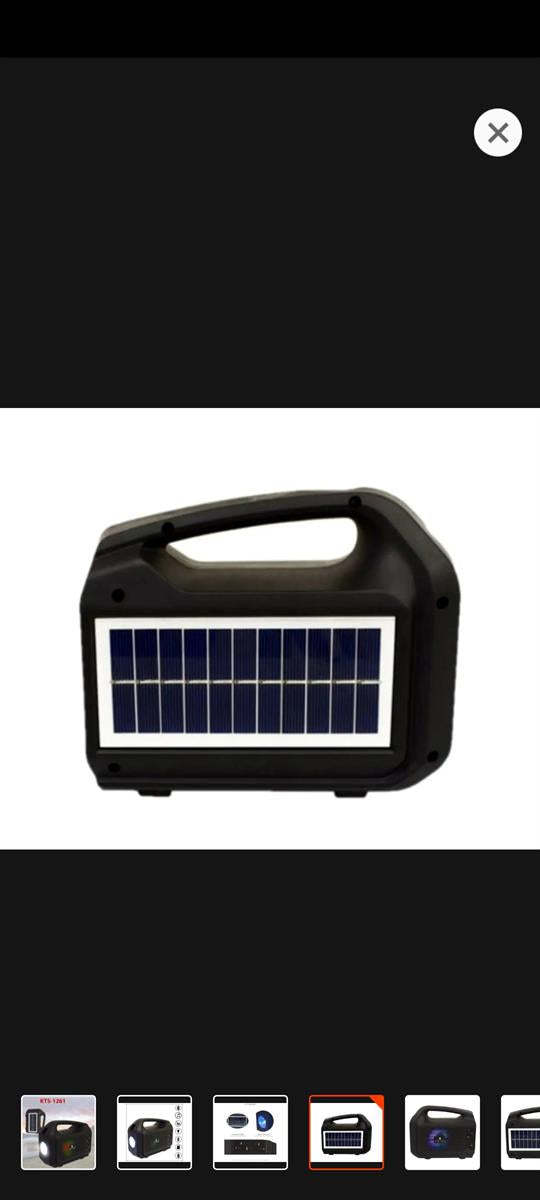Wireless Portable Speaker with Solar panels