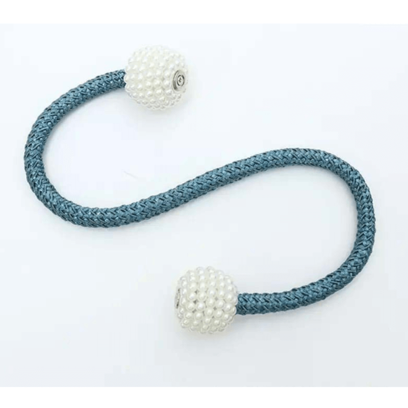 2 pcs Magnetic Pearl Curtain Buckle Clips for Easy Curtain Styling