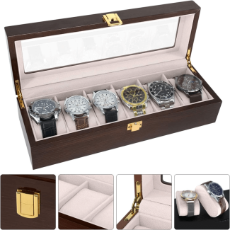 6 Slots Watches Box