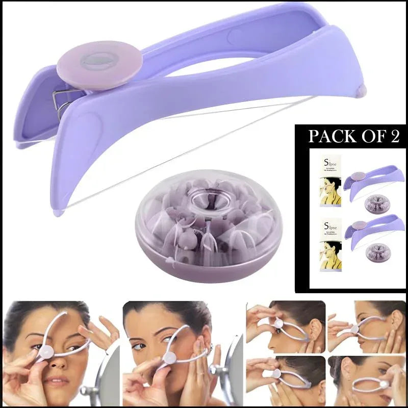 Facial Care Beauty Neck & Body Hair Removal Machine With Threader Tool - Arfa Mart