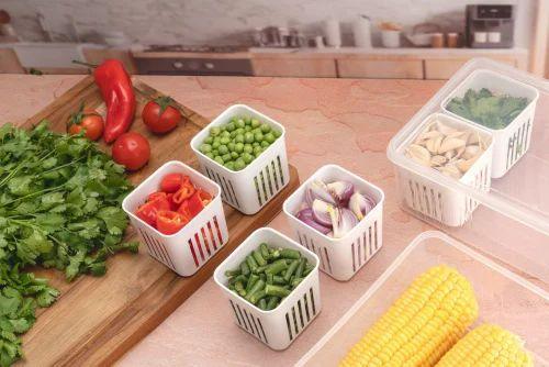 Food Storage Box with Lid and 6 Compartments - Arfa Mart