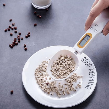 Digital Measuring Spoons with 0.1g Accuracy, Removable Head, Unit Switch, Lock Function