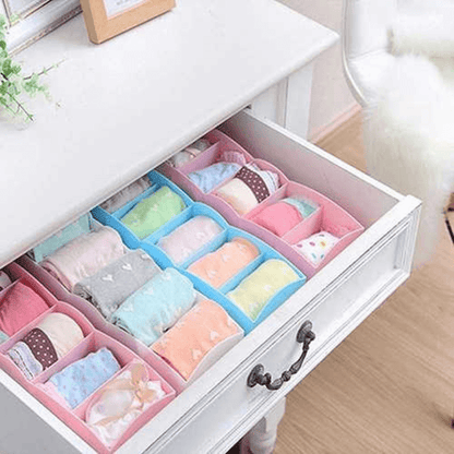 5 Compartment Underwear Storage Drawer Organizer - Adjustable & Durable