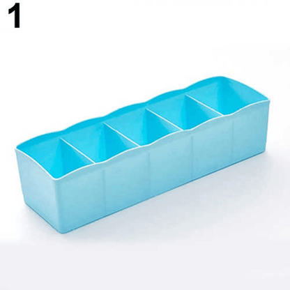 5 Compartment Underwear Storage Drawer Organizer - Adjustable & Durable
