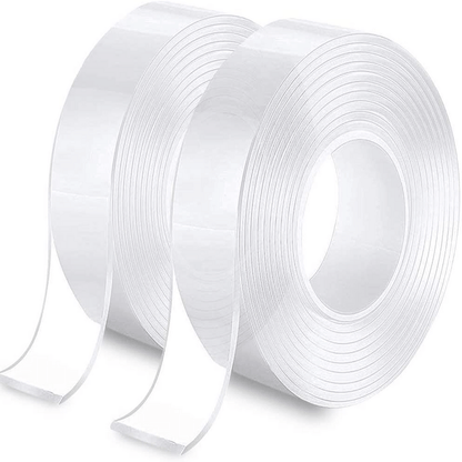 Ivy Grip Magic Tape Reusable Double-Sided Adhesive Tape, Washable, Heat Resistant, Customizable Size