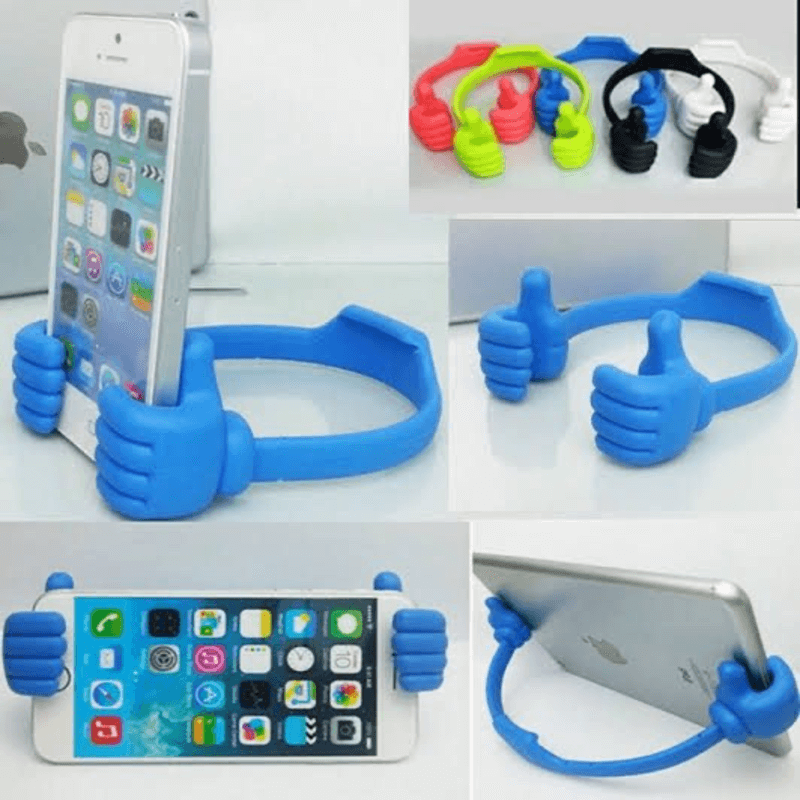 Thumb Design OK Mobile Stand Holder for All Smartphones, Adjustable Angle