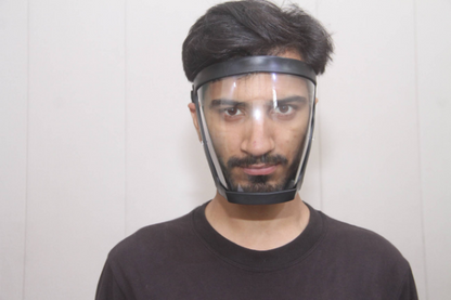 Super Protective Face Shield with Filter - Full Facial Coverage and Clarity