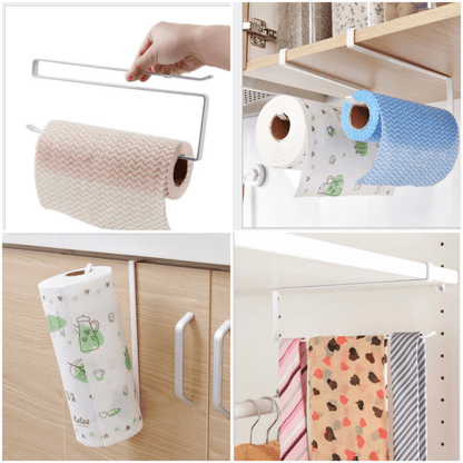 Tissue Roll Iron Hanger - Versatile Paper Holder for Home and Office
