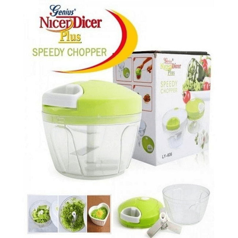 Multi-Functional Vegetable Chopper with 5 Inserts and 11 Cutting Options