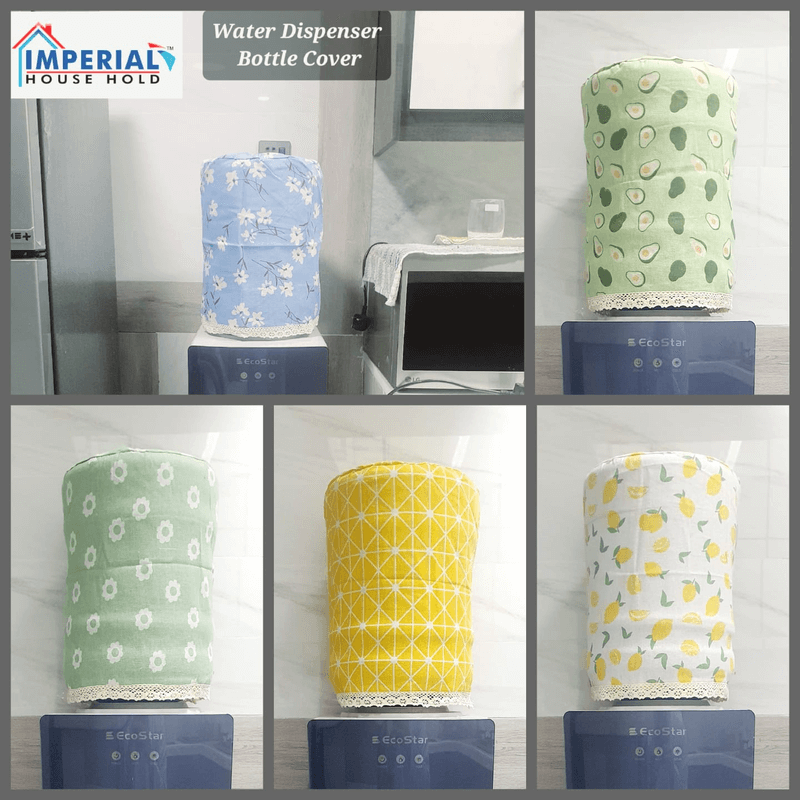 Water Dispenser Bottle Cover - 20L Stretch Fabric, Easy to Clean, Festive Design