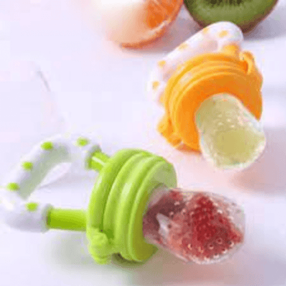 Fresh Fruit Pacifier for Babies 6-12 Months - BPA-Free Silicone Teether