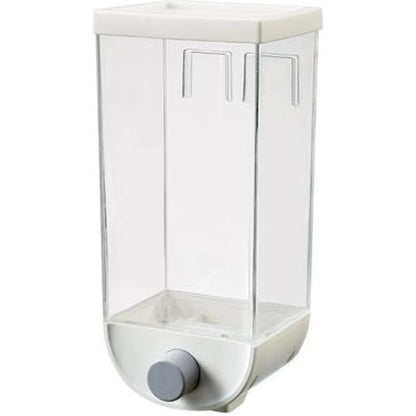 Kitchen Food Storage Container Cereal Dispenser with Transparent ABS Body