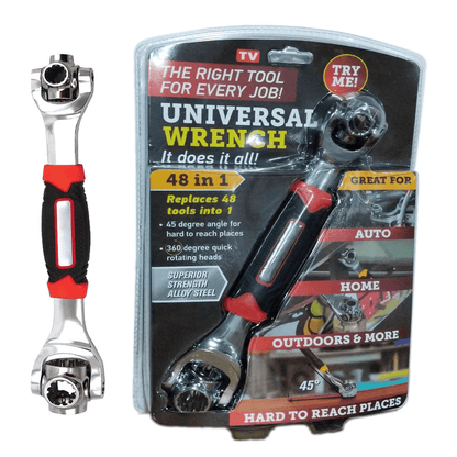 48 In 1 Tiger Wrench Tool Socket for Spline Bolts with 360? Rotation and Anti-Slip Grip