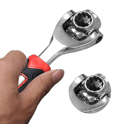 48 In 1 Tiger Wrench Tool Socket for Spline Bolts with 360? Rotation and Anti-Slip Grip