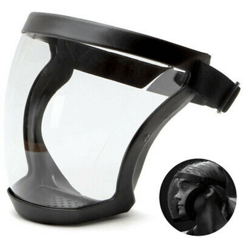 Super Protective Face Shield with Filter - Full Facial Coverage and Clarity