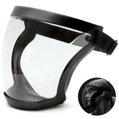 Super Protective Face Shield with Filter - Full Facial Coverage and Clarity