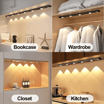 Battery Operated Cabinet Sensor Light with Wireless Motion Detection