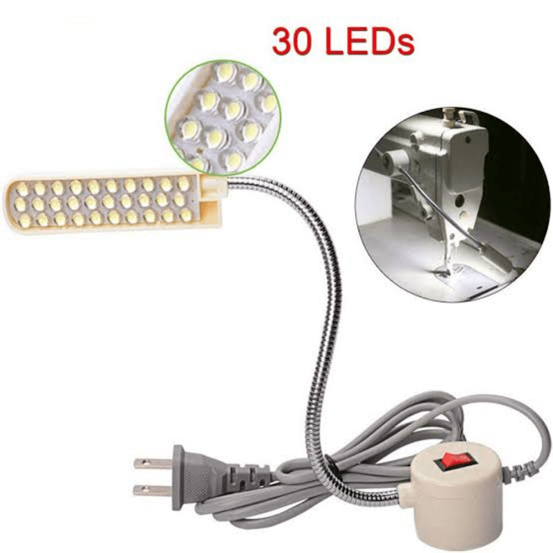LED Sewing Machine Light with Magnetic Base and Flexible Neck, Energy Saving