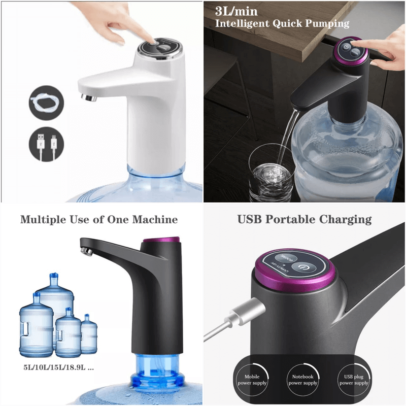 Smart Tap Water Dispenser Pump - Portable, Efficient, Food Grade Design