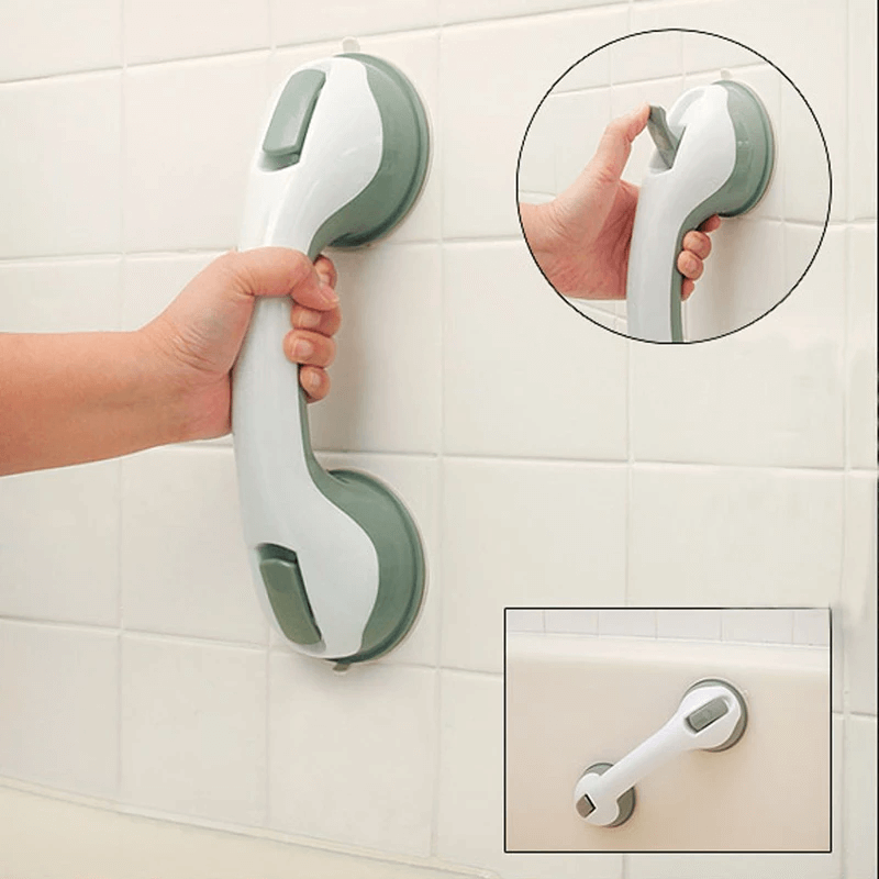 Suction Helping Handle for Bathroom Safety - Easy Install, Durable Grip
